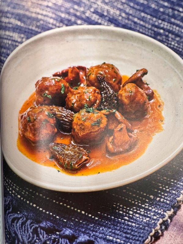 Albondigas con Setas
