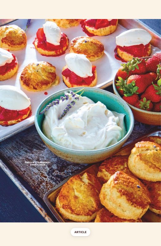 Grilled Strawberry Shortcakes