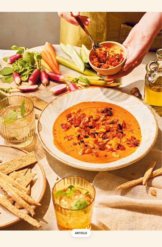 Roasted Red Pepper and Cannellini Bean Dip